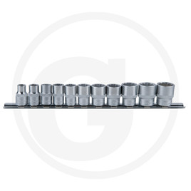 KS Tools 3/8" Bi hex socket set,11pcs