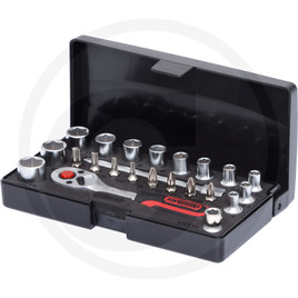 KS Tools 1/4" SUPERLOCK socket wrench set, 23 pcs.