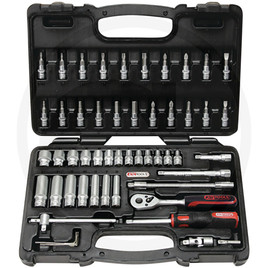 KS Tools Socket set, 53pcs, 1/4"