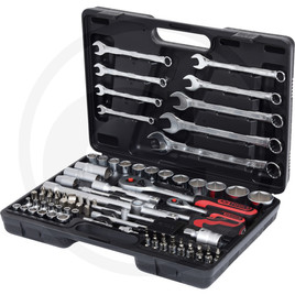 KS Tools 1/4" +1/2" SUPERLOCK socket wrench set, 82 pcs.
