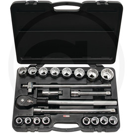 KS Tools 3/4" CLASSIC Bi hex socket set, 21pcs