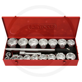 KS Tools 1" CLASSIC socket wrench set