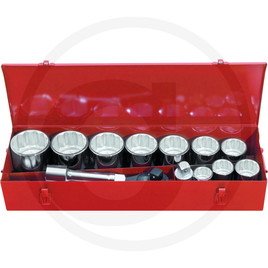 KS Tools 1" socket wrench set, 22 pcs.