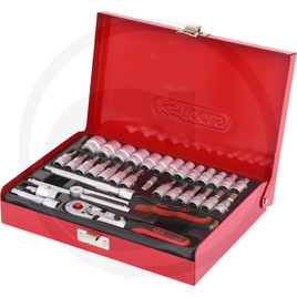 KS Tools 1/4" SUPERLOCK socket wrench set, 33 pcs