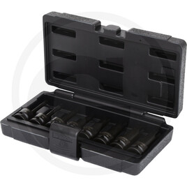 KS Tools 1/2" impact bit socket set for TX bolts, 8 pcs., T30-T80