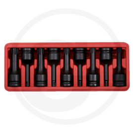 KS Tools Impact socket set RIBE long, 9pcs, 1/2"
