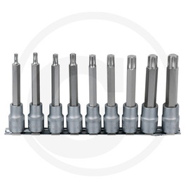 KS Tools 1/2" RIBE Bit socket, 9pcs, M5-M14