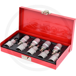 KS Tools 1/2" bit socket set for TX screws