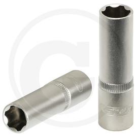 KS Tools SUPERLOCK deep socket, 1/4", 7mm