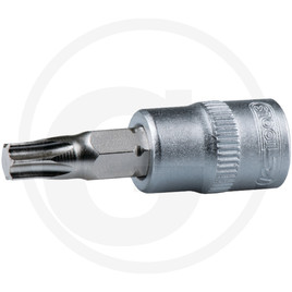 KS Tools TX bit socket, 1/4", T8