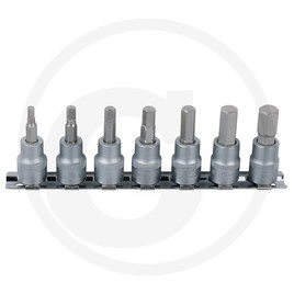 KS Tools 1/4" Hex bit socket set, 7pcs