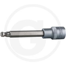 KS Tools Hex bit socket,ball ended,long,1/2",5mm