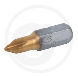 KS Tools 1/4" TiN Bit,25mm,PH3,5pcs