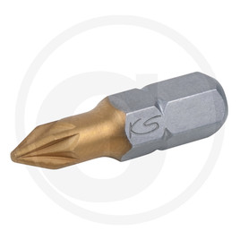 KS Tools 1/4" TiN Bit,25mm,PZ1,5pcs