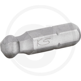 KS Tools 1/4" Bit hex,25mm,with ball end,1/4"