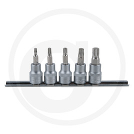 KS Tools 3/8" XZN spline bit socket set, 5pcs