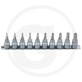 KS Tools TX bit socket set, 10pcs,3/8",TB10-TB55