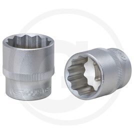 KS Tools Bi hex socket, 3/8", 8mm
