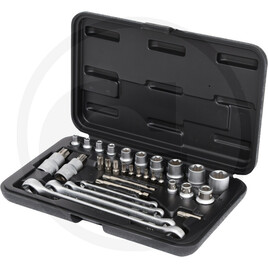 KS Tools TX socket set, 31pcs, 1/4"+1/2"+3/8"