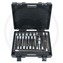 KS Tools Automotive bit socket set, 1/4"+1/2"