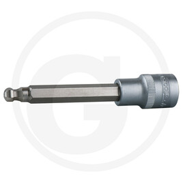 KS Tools 1/2" Bit-Stecknuss Innensechskant mit Kugelkopf, l
