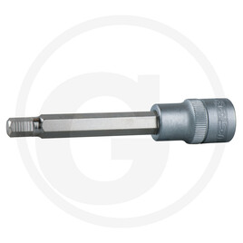 KS Tools 1/2" Bit-Stecknuss Innensechskant, lang, 13 mm