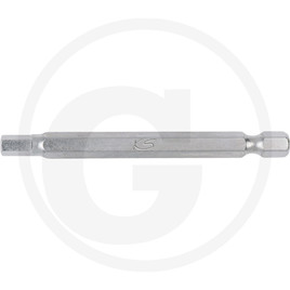 KS Tools 1/4" CLASSIC bit hex, 75mm, 4mm