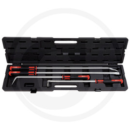 KS Tools Pry bars set, hammer through, 4pcs