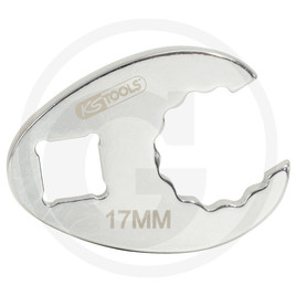 KS Tools CHROME+ crowfoot wrench 12pt, 3/8", 17mm