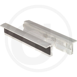 KS Tools Aluminium vice jaws with trapezoidal gro