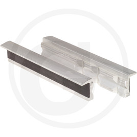 KS Tools Aluminium vice jaws with trapezoidal gro