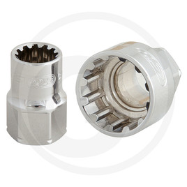KS Tools TRIPLE+ go-through socket, 19mm, 24mm