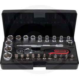 KS Tools 1/4" socket wrench set, 26 pcs.