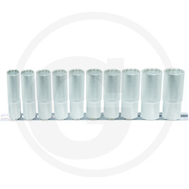 KS Tools 1/4" Bi hex socket set deep, 10pcs