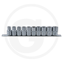 KS Tools 1/2" CLASSIC Hexagonal socket set,10pcs, 10-19mm