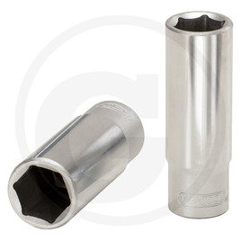 KS Tools 1/ 2" hexagon socket, long, 18mm