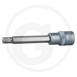 KS Tools Hex bit socket, long, 1/2", 14mm
