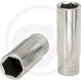 KS Tools 1/4" Sechskant-Stecknuss, lang, 14 mm