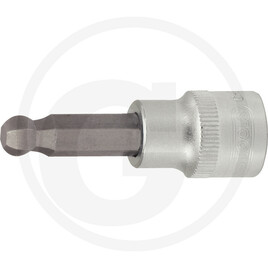 KS Tools 3/8" Bit-Stecknuss Innensechskant mit Kugelkopf, 5