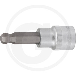 KS Tools 1/4" bit socket hexagonal with ball head