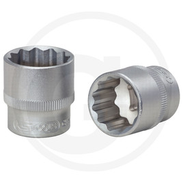 KS Tools 3/8" double hex socket, 5/16"