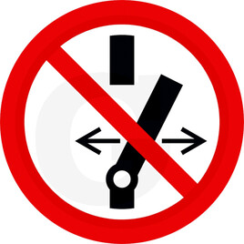 KS Tools Hybrid warning sign, switch