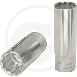 KS Tools 1/2" 12-kant-Stecknuss, lang, 1.1/16''