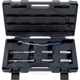 KS Tools 3/8" CHROMEplus® spark plug service set, 7-pcs.
