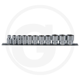 KS Tools 3/8" CHROME+ Hexagonal socket set,11pcs