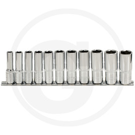KS Tools CHROME+ socket set deep, 11pcs, 3/8"