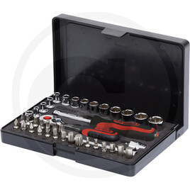 KS Tools CHROME+ socket set, 40pcs, 1/4"