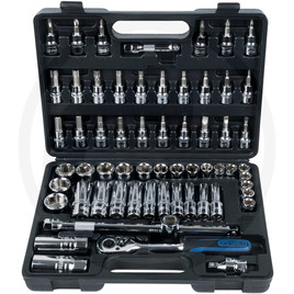 KS Tools CHROME+ socket set, 61pcs, 3/8"