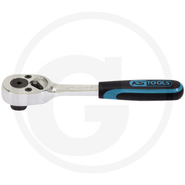 KS Tools CHROME+ mini bit ratchet, 1/4", 115mm