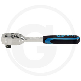 KS Tools CHROME+ reversible ratchet, 1/4", 110mm